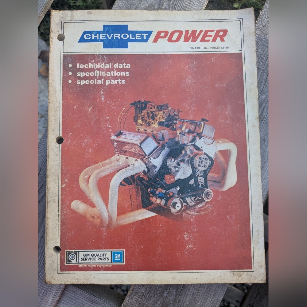 Chevrolet Power 5th Edition Technical Data  Specifications Special Parts